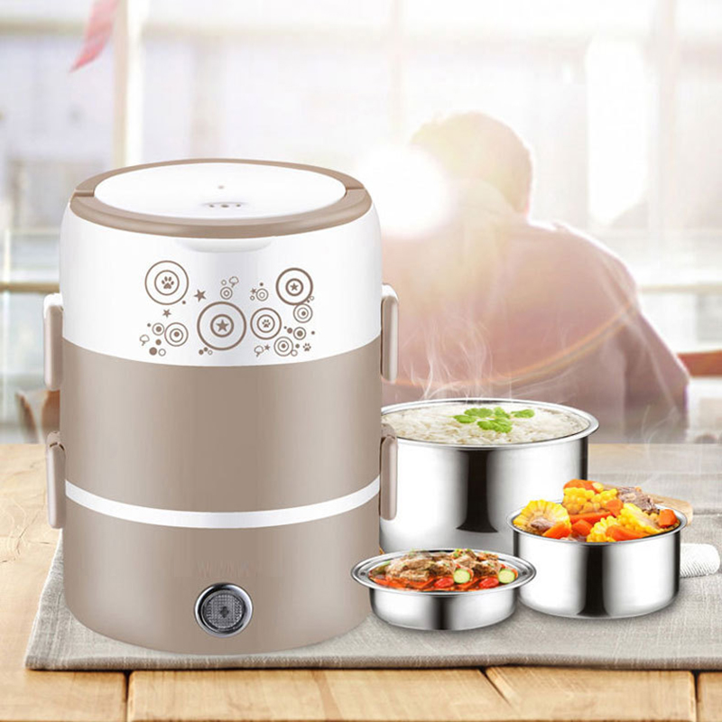 Fiambrera eléctrica de acero i - Home Cooking Heater reseña y precio