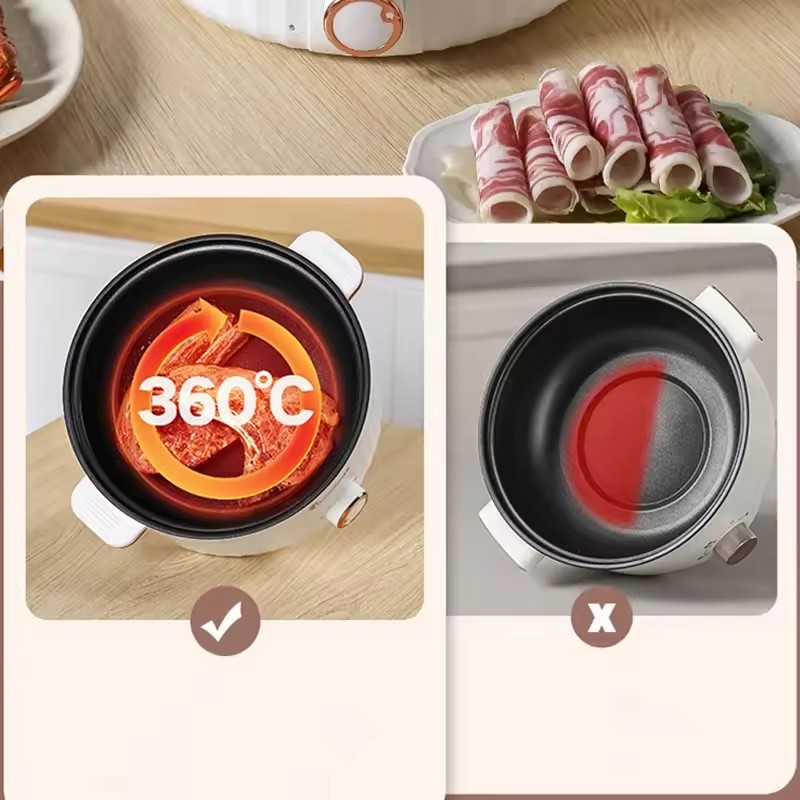 Olla Eléctrica Portátil Multif - Home Cooking Cookbook reseña y precio