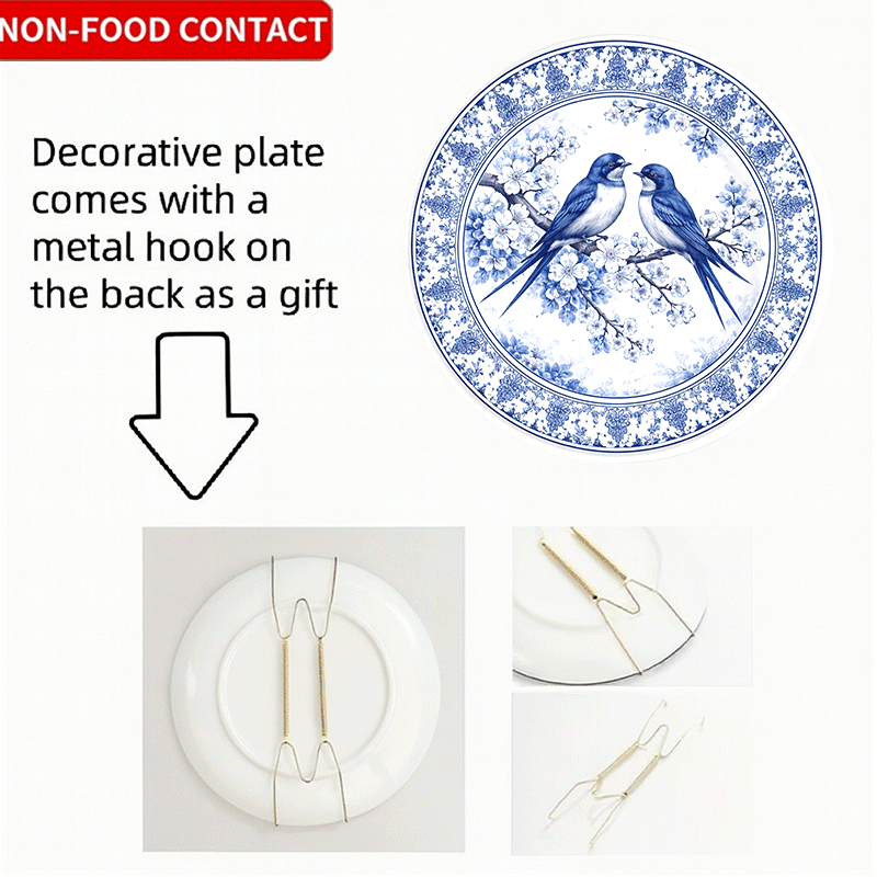 Plato decorativo con floral ch - Home Cooking Recipes reseña y precio