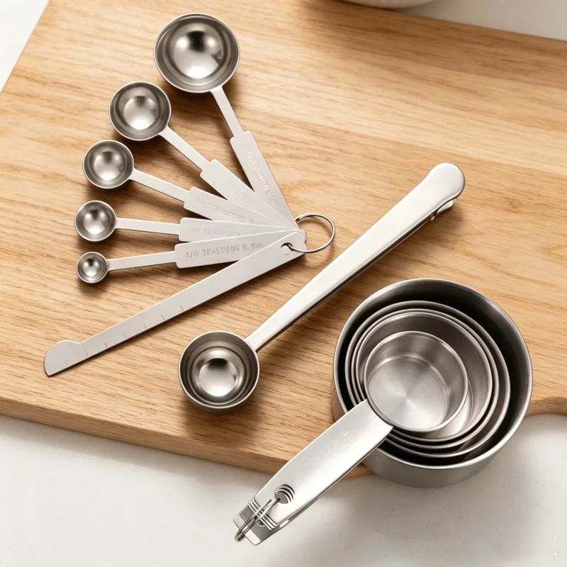 Juego de Cucharas Medidoras Ap - Home Cooking Cookbook reseña y precio